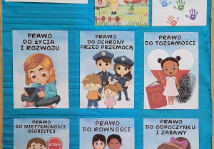 Plansze z prawami dziecka.