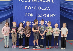 Grupa najlepszych uczniów klasy 1a.