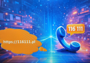 Plakat z nr telefonu 116 111