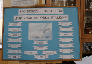 Sponsorzy nagród dla laureatów konkursów.