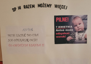 Plakat promujący akcję.