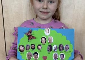 Lena ze swoją pracą