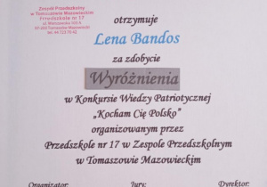 Dyplom Lenki
