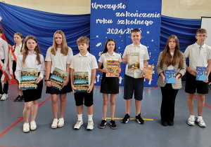 Najlepsi uczniowie klasy 6b.
