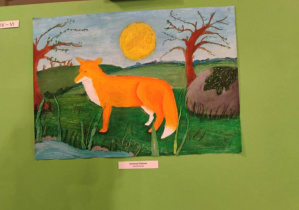 Eko-pocztówka Zuzanny Pietrzak - lis