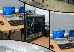 Pracownia informatyczna z komputerami.